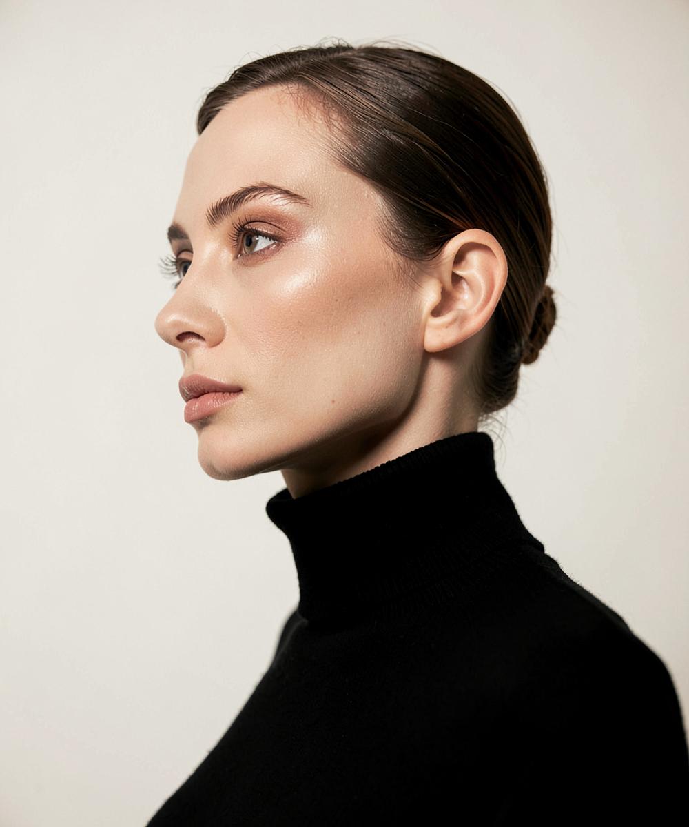 Caso de rejuvenescimento cervicofacial — antes